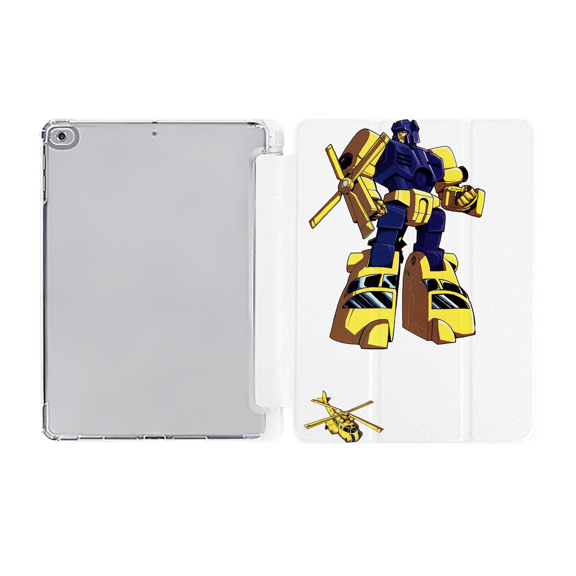 （画像用）  IPad ケース ペン収納付き 三つ折りスタンド PUレザー×シリコン 対応機種9.5/10.5/10.9インチ